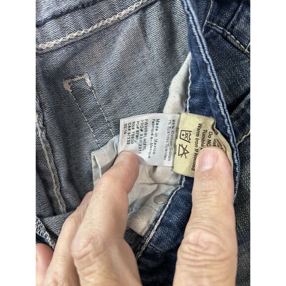 Big Star Jeans Womens 29L Blue Mid Wash Remy Low Rise Fit Boot Cut Cowgirl 31X31 - Picture 8 of 12